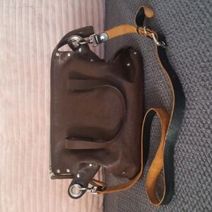 Marni Brown Crossbody Leather Purse